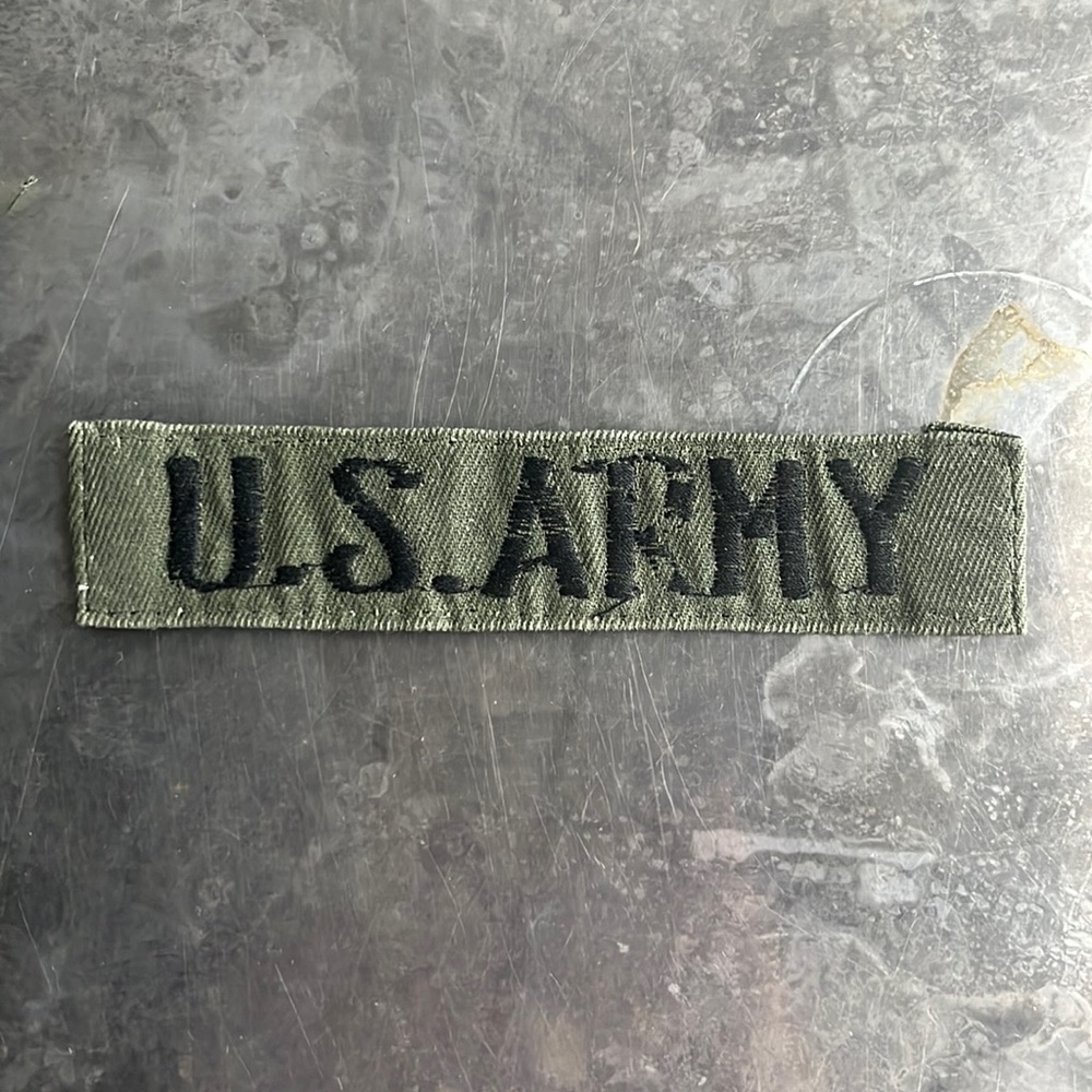 U.S. ARMY embroidered tape patch - Vintage
